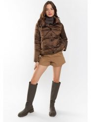 Northwood Kurtka zimowa "Daisy" w kolorze ciemnobrązowym rozmiar: M. Brązowe kurtki Northwood, na zimę, m, bez wzorów, z puchu, bez kaptura. Za 204.48 zł.