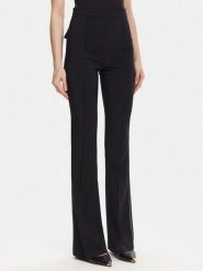 Elisabetta Franchi Spodnie materiałowe PA-084-51E2 Czarny Regular Fit. Czarne spodnie materiałowe Elisabetta Franchi, bez wzorów, z materiału. Za 1,239.00 zł.