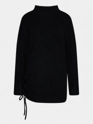 Outhorn Sukienka dzianinowa OTHAW23TDREF066 Czarny Regular Fit. Czarne sukienki Outhorn, xs, bez wzorów, z dzianiny, bez kołnierzyka, bez ramiączek. Za 99.99 zł.