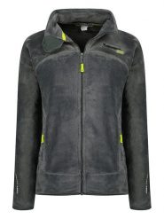 ANAPURNA Kurtka polarowa "Uternel" w kolorze szarym rozmiar: M. Szare kurtki ANAPURNA, m, bez wzorów, z polaru, bez kaptura. Za 73.99 zł.