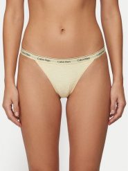 Calvin Klein Underwear Figi klasyczne LV00QD5213 Żółty. Żółte figi Calvin Klein Underwear, bez wzorów, z syntetyku. Za 79.99 zł.