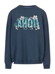 Derbe Bluza w kolorze granatowym rozmiar: L/XL. Niebieskie bluzy Derbe, l, bez wzorów, z bawełny, bez kaptura. Za 167.67 zł.