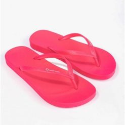 Japonki plażowe damskie Ipanema Anatomic Colors Fem. Czerwone japonki Ipanema, bez wzorów, z gumy, sportowe. Za 79.00 zł.