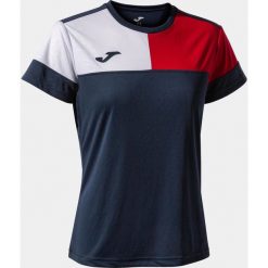 Damska koszulka Joma Camiseta Navy-Red XS. Białe t-shirty sportowe Joma, xs, bez wzorów, bez ramiączek, do piłki nożnej. Za 153.99 zł.