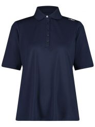 CMP Funkcyjna koszulka polo w kolorze granatowym rozmiar: 36. Niebieskie t-shirty sportowe CMP, bez wzorów, bez ramiączek, outdoorowe. Za 75.95 zł.