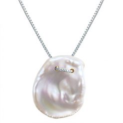 Valero Pearls Naszyjnik srebrny srebro wysokiej próby Perła hodowlana słodkowodna srebrny Naszyjniki 1 ct Damski. Szare naszyjniki Valero Pearls, z materiału, z perłą, srebrne. Za 479.99 zł.