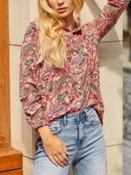 LA Angels Bluzka w kolorze jasnoróżowym rozmiar: L. Różowe bluzki LA Angels, l, bez wzorów, bez kołnierzyka, bez ramiączek. Za 113.99 zł.