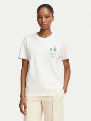Napapijri T-Shirt Bliss NP0A8AVF Kremowy Regular Fit. Białe t-shirty Napapijri, xl, bez wzorów, z bawełny, bez kołnierzyka, bez ramiączek. Za 159.99 zł.