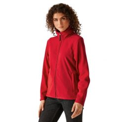 Damska Bluza Polarowa Micro Z Pełnym Zamkiem Błyskawicznym. Czerwone bluzy bez kaptura Regatta, na zimę, xl, bez wzorów, z polaru, bez kaptura, trekkingowe. Za 98.99 zł.