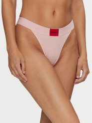 Hugo Stringi Red Label 50503102 Różowy. Czerwone stringi Hugo, bez wzorów, z bawełny. Za 59.99 zł.
