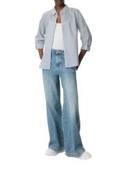 S.Oliver Bluzka w kolorze granatowo-białym rozmiar: 38. Niebieskie bluzki S.Oliver, s, bez wzorów, bez kołnierzyka, bez ramiączek. Za 130.99 zł.