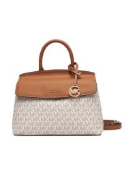 MICHAEL Michael Kors Torebka Landry 30T6GX7S1B Kremowy. Białe torebki klasyczne MICHAEL Michael Kors, bez wzorów, ze skóry, bez dodatków. Za 1,019.00 zł.