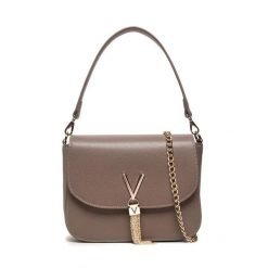 Torebka Valentino. Szare kopertówki Valentino, bez wzorów, wizytowe, bez dodatków. Za 229.99 zł.
