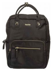 Boscha Plecak w kolorze czarnym - 26 x 31 x 12 cm rozmiar: onesize. Czarne plecaki Boscha, bez wzorów, z materiału, na ramię, bez dodatków. Za 173.99 zł.