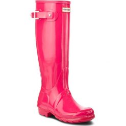Kalosze HUNTER - Org Tall Gloss WFT1000RGL Bright Pink. Czerwone kalosze Hunter, z kauczuku. Za 579.00 zł.