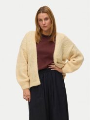 Vero Moda Kardigan Maybe 10273101 Żółty Oversize. Żółte swetry Vero Moda, s, bez wzorów, z syntetyku, bez ramiączek. Za 189.99 zł.