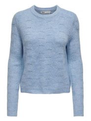 ONLY Sweter w kolorze błękitnym rozmiar: M. Niebieskie swetry ONLY, m, bez wzorów, bez ramiączek. Za 88.23 zł.