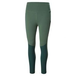 Damskie legginsy 7/8 Helly Hansen Blaze. Zielone legginsy Helly Hansen, bez wzorów, sportowe, długie. Za 468.00 zł.