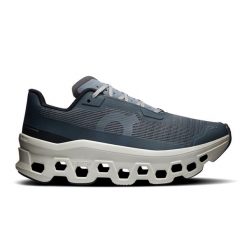 ON Cloudmonster Void W Stone | Glacier Buty damskie do biegania. Szare buty do biegania On, bez wzorów, z materiału, bez zapięcia, do biegania. Za 679.99 zł.