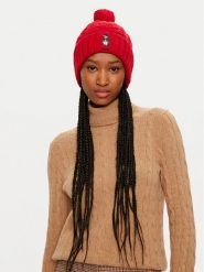 Polo Ralph Lauren Czapka 455961991002 Czerwony. Czerwone czapki zimowe Polo Ralph Lauren, bez wzorów, z materiału. Za 319.99 zł.