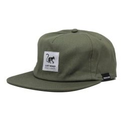 Czapka Trucker - Płaski Daszek - Bawełna Organiczna (Zielony). Zielone czapki z daszkiem SURF MONKEY, bez wzorów, z bawełny, sportowe. Za 139.95 zł.