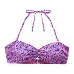 Bluzka Damska Samae Coral Bikini Top. Czerwone bluzki AQUAWAVE, m, bez wzorów, bez kołnierzyka, bez ramiączek. Za 108.99 zł.