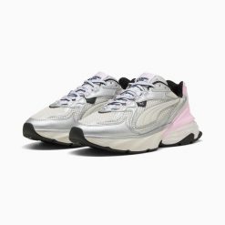 Buty sportowe damskie Puma FADE NITRO LS 40620309. Szare buty do biegania Puma, bez wzorów, z gumy, bez zapięcia, do biegania. Za 386.63 zł.