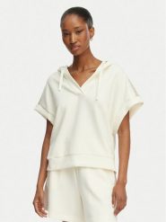 BOSS Bluza Mirage 50561076 Kremowy Relaxed Fit. Białe bluzy Boss, xl, bez wzorów, z syntetyku, bez ramiączek, bez kaptura. Za 349.99 zł.