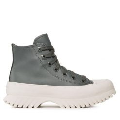 Trampki Converse. Szare trampki Converse, bez wzorów, retro, bez zapięcia. Za 399.99 zł.
