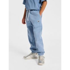 Spodnie dresowe dla dzieci Hummel BEE. Niebieskie szorty Hummel, bez wzorów, z dresówki, sportowe. Za 181.50 zł.