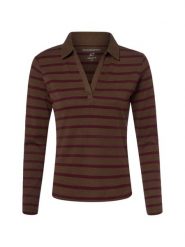Brookshire Koszulka z długim rękawem Kobiety Bawełna brązowy|czerwony, XXL. Brązowe t-shirty sportowe brookshire, uniwersalny, bez wzorów, z bawełny, bez ramiączek. Za 129.95 zł.