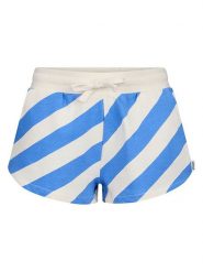 Retour Szorty dresowe "Rouen" w kolorze biało-niebieskim rozmiar: 152. Białe szorty Retour, bez wzorów, z bawełny. Za 86.99 zł.