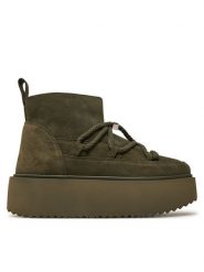 Inuikii Śniegowce Classic Low Platform 75204-004 Khaki. Brązowe śniegowce Inuikii, bez wzorów, ze skóry, bez zapięcia. Za 1,199.00 zł.