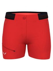 Salewa Bojówki funkcyjne "Pedroc Pro Durastretch" w kolorze czerwonym rozmiar: 36. Czerwone spodnie dresowe Salewa, bez wzorów, z materiału, outdoorowe. Za 157.35 zł.