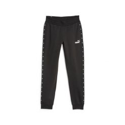 Puma Spodnie Ess Tape Fl Cl 67599901. Czarne spodnie dresowe Puma, bez wzorów, z dresówki. Za 158.99 zł.