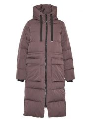 MOSS COPENHAGEN Płaszcz puchowy "Pavine" w kolorze fioletowym rozmiar: XS/S. Różowe płaszcze Moss Copenhagen, s, bez wzorów, z puchu, bez kaptura. Za 525.86 zł.