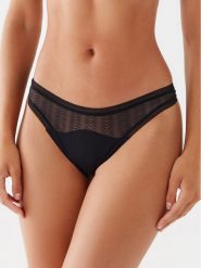 Passionata Stringi P46L70 Czarny. Czarne stringi Passionata, bez wzorów, z syntetyku. Za 59.99 zł.