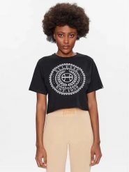 T-SHIRT KOSZULKA DAMSKA CROP ELLESSE. Białe t-shirty sportowe Ellesse, uniwersalny, bez wzorów, z bawełny, bez ramiączek, na fitness i siłownię. Za 116.99 zł.
