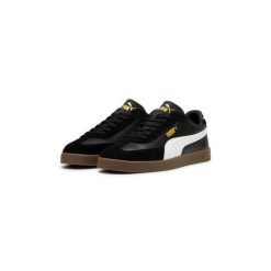 Buty damskie sportowe sneakersy Puma CLUB II ERA. Czarne buty sportowe lifestyle Puma, bez wzorów, z materiału, bez zapięcia, trekkingowe. Za 239.99 zł.