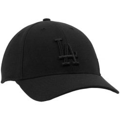 Czapka z daszkiem 47 Brand MLB Los Angeles Dodgers B-MVPSP12WBP-BKE. Czarne czapki z daszkiem 47 Brand, bez wzorów. Za 98.89 zł.