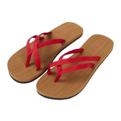 Japonki plażowe damskie O'Neill Ditsy Strap Bloom. Czerwone japonki O'Neill, bez wzorów, z gumy, sportowe. Za 290.00 zł.