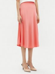 Fracomina Spódnica midi FJ25SG2003W45101 Koralowy Regular Fit. Pomarańczowe spódnice Fracomina, xl, bez wzorów, z wiskozy, midi. Za 259.99 zł.