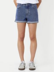 Noisy May Szorty jeansowe Moni 27029489 Niebieski Slim Fit. Niebieskie szorty Noisy May, bez wzorów, z bawełny. Za 79.99 zł.