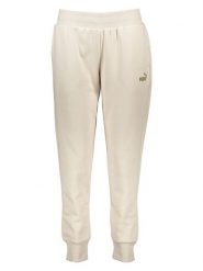 Puma Spodnie dresowe "Essentials+" w kolorze beżowym rozmiar: L. Brązowe spodnie dresowe Puma, bez wzorów, z dresówki. Za 119.12 zł.