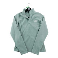 Second life - Bluza polarowa damska 1/4 Zip niebieska - Stan bardzo dobry. Niebieskie bluzy bez kaptura The North Face, xs, bez wzorów, z materiału, bez kaptura. Za 146.96 zł.