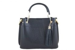 Kuferek skórzany BARBERINI'S czarny 959-1. Czarne shopper bag Barberinis, bez wzorów, ze skóry, biznesowe, do ręki, zamszowe, bez dodatków. Za 164.99 zł.