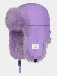 Czapka Damska Barts Hawka Bomber. Fioletowe czapki zimowe Barts, bez wzorów, z materiału, eleganckie. Za 249.00 zł.