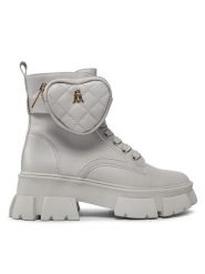 Steve Madden Trapery Tanker-H Bootie SM19000035 SM19000035-287 Écru. Traperki Steve Madden, bez wzorów, z materiału, bez obcasa, bez zapięcia. Za 749.99 zł.