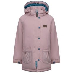 Trespass Roselettie - Damska kurtka przeciwdeszczowa Mid Rose. Czerwone kurtki Trespass, bez wzorów, z puchu, bez kaptura. Za 341.99 zł.