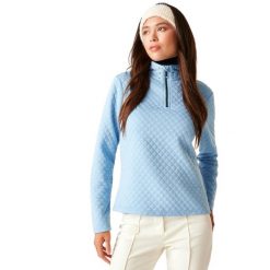 Damska kurtka narciarska Dare 2B Glamourize III. Niebieskie kurtki narciarskie Dare 2b, na zimę, bez wzorów, z dzianiny, bez kaptura, narciarskie. Za 238.00 zł.